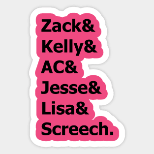 Saved by the Bell Friends Sticker